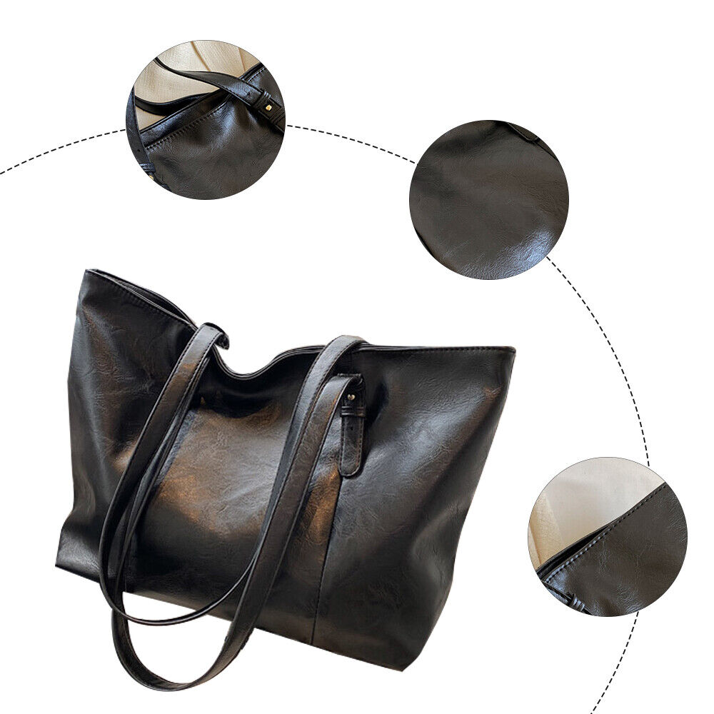 Women Lady Leather Handbag Shoulder Messenger Satchel Tote Crossbody Purse Bag 24Hr Smart